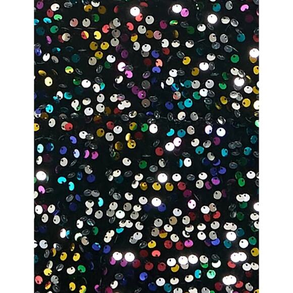 Pear Culture Multi-Colored Sequined Mini Dress Size 3/4 - Picture 7 of 7